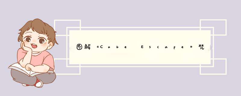 图解《Cube Escape》梵高的房间。